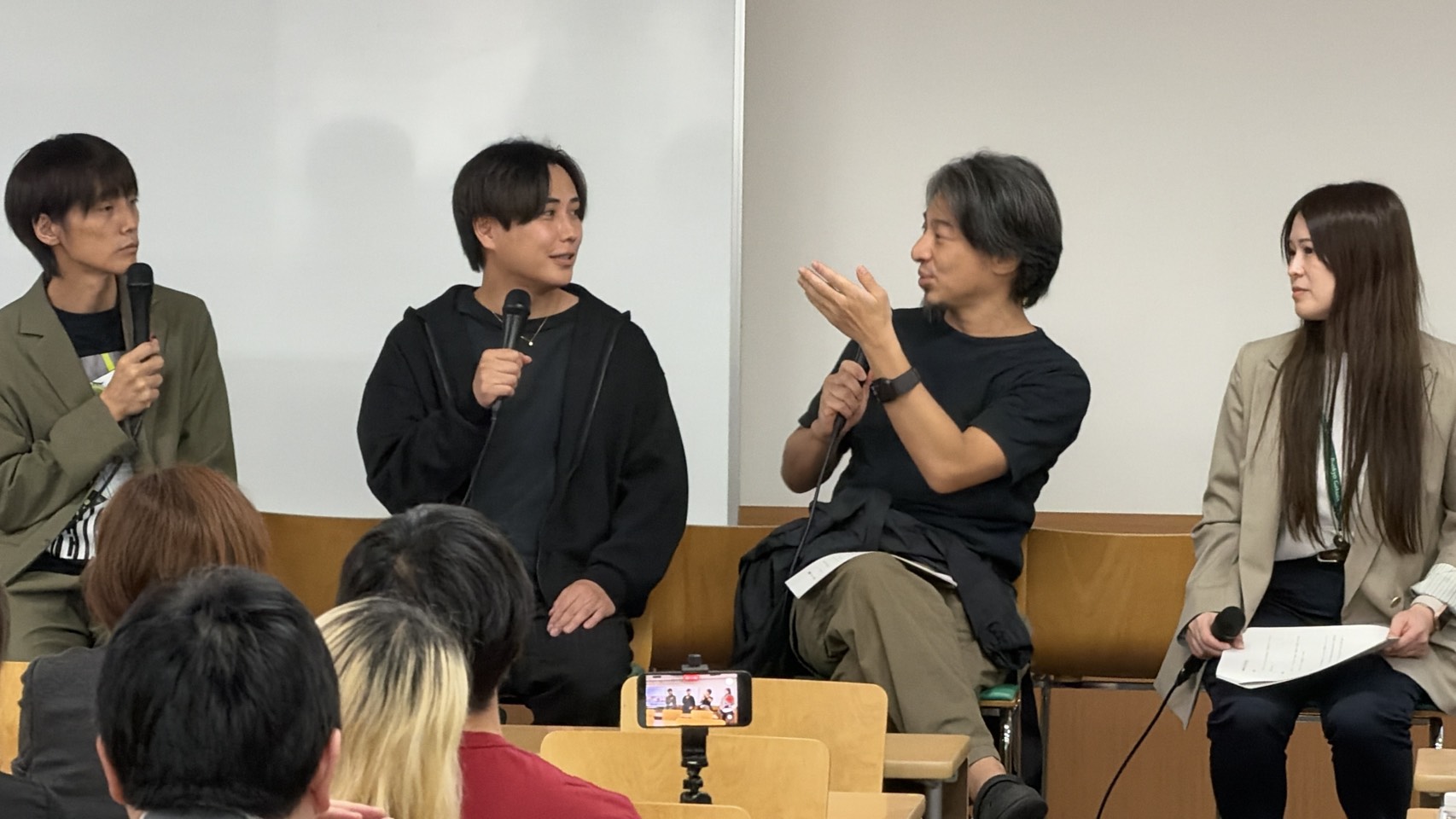 文京学院大学のトークイベントの様子